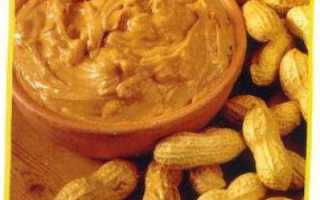 Паста арахисовая польза вред