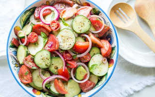 Чем полезен салат из огурцов и помидоров