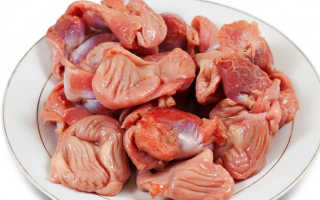 Полезные свойства куриных желудков